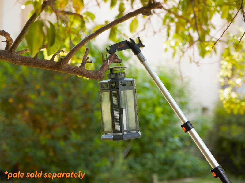 EXTEND-A-REACH Christmas Light Hanger Tool Attachment (Attachment Only) // Christmas Light Installation, String Lights, Birdfeeders // Twist-On Utility Hook Fits Standard  Acme Threaded Pole - Image 3